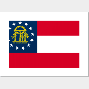 Georgia Flag Posters and Art